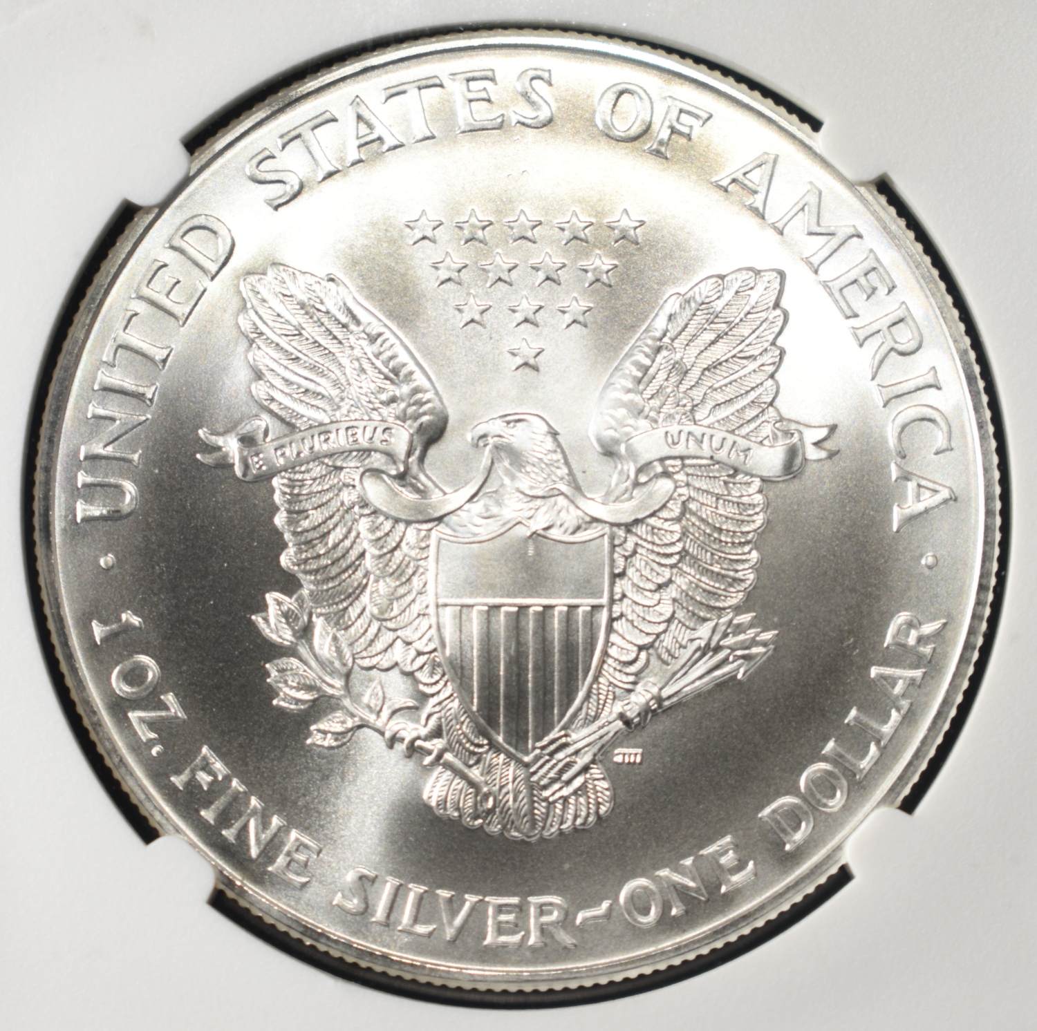 2000 AMERICAN SILVER EAGLE NGC MS69