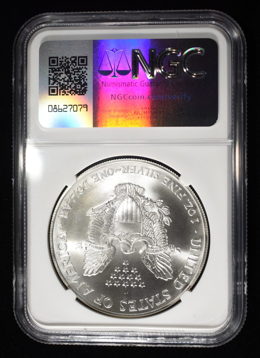 2000 AMERICAN SILVER EAGLE NGC MS69