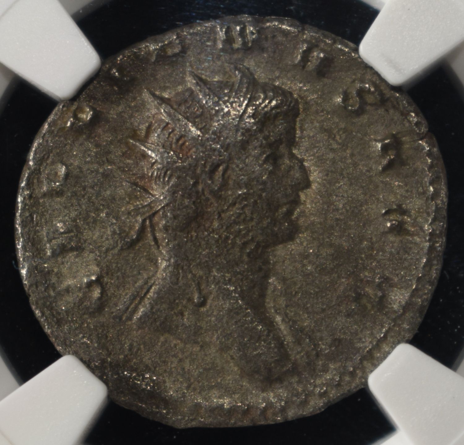 AD 253-268 GALLIENUS BI DOUBLE-DENARIUS NGC VF