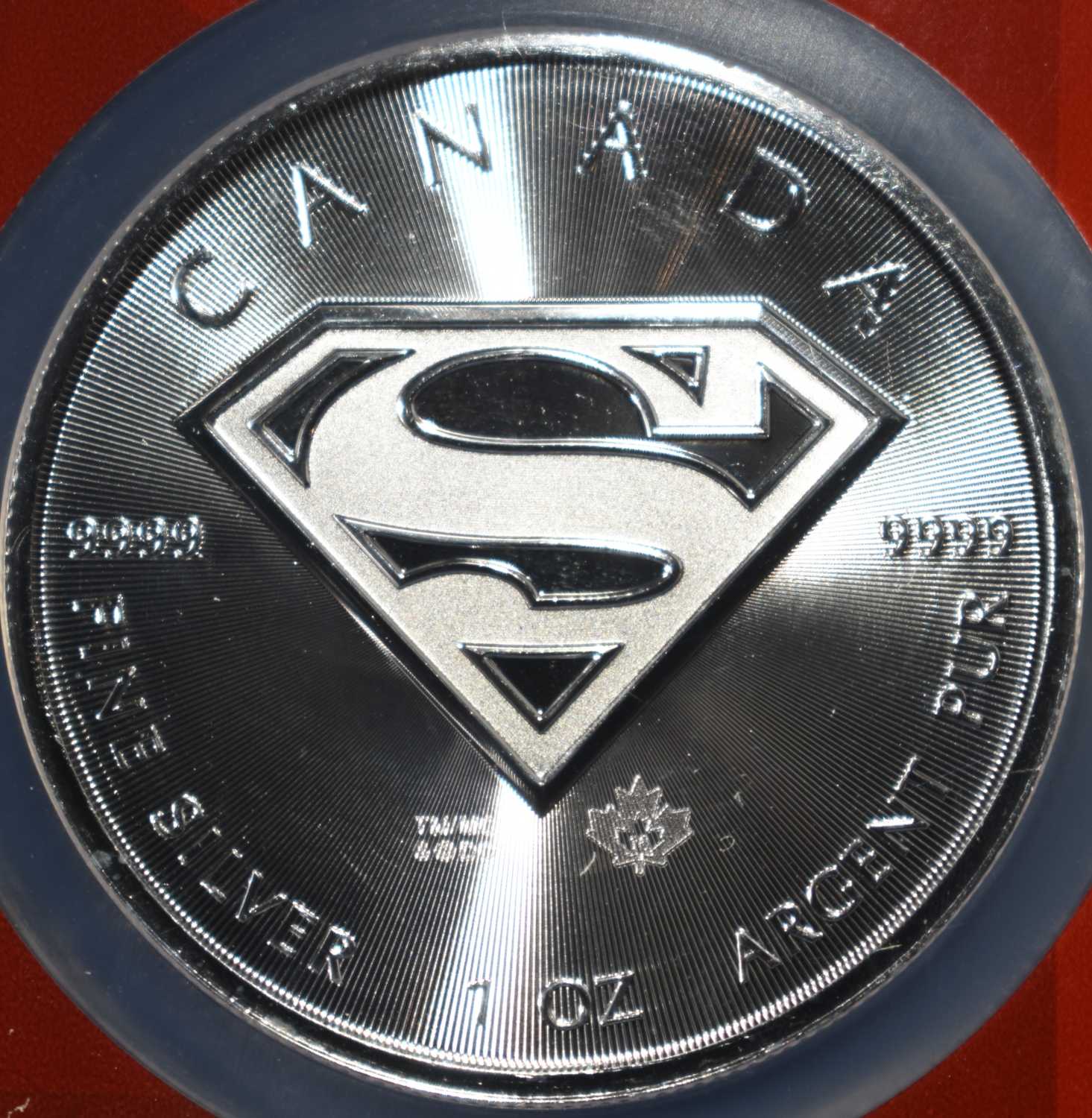 2016 1 OZ SILVER CANADA SUPERMAN NGC MS69