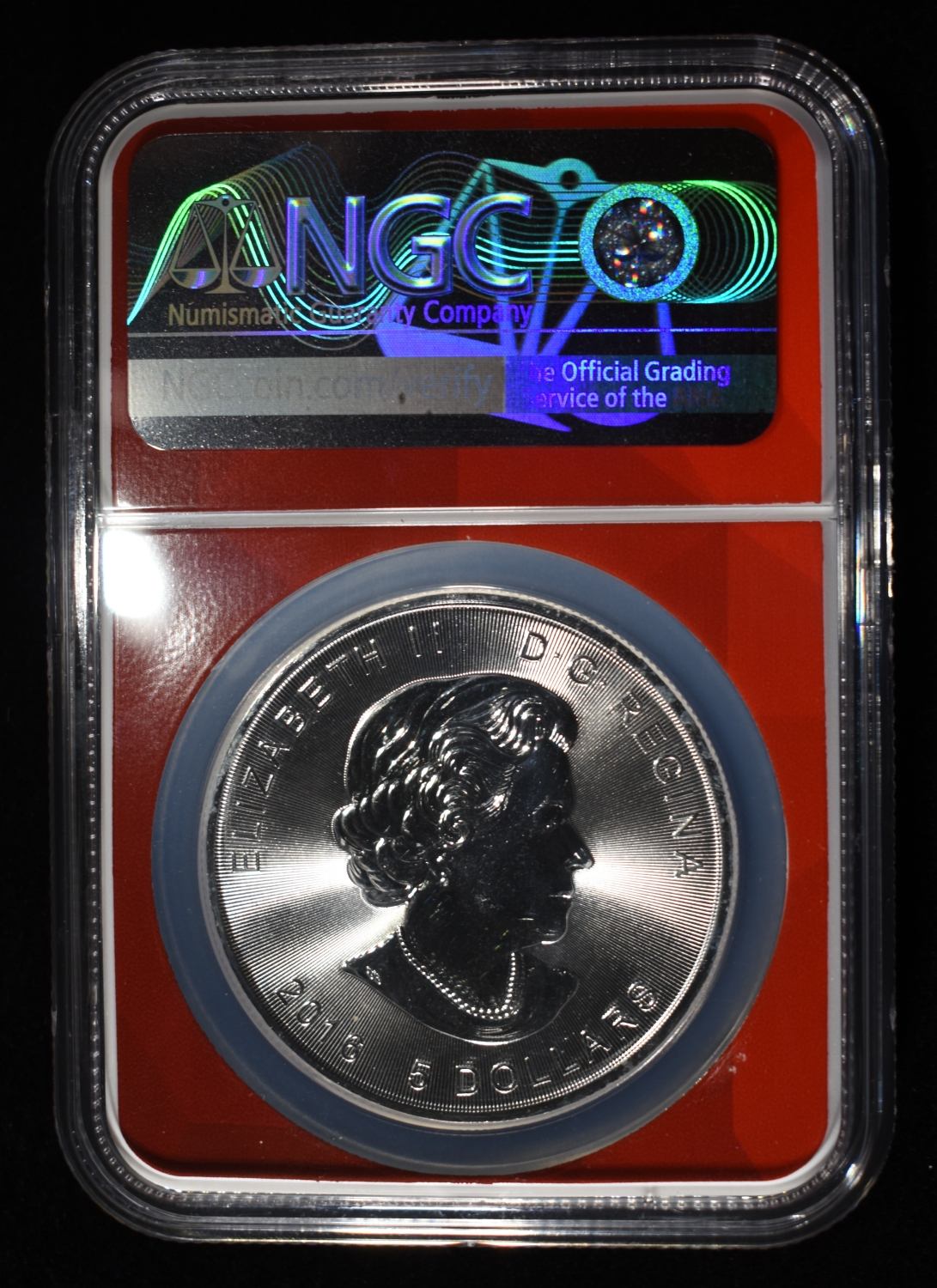 2016 1 OZ SILVER CANADA SUPERMAN NGC MS69