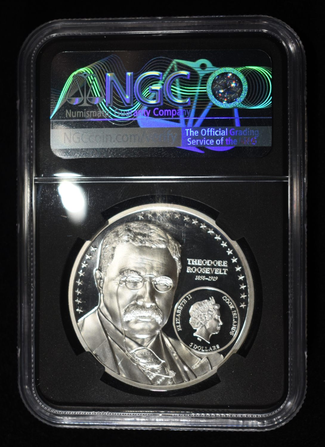 2022 COOK ISLANDS ROOSEVELT NGC PF70 ULTRA CAMEO