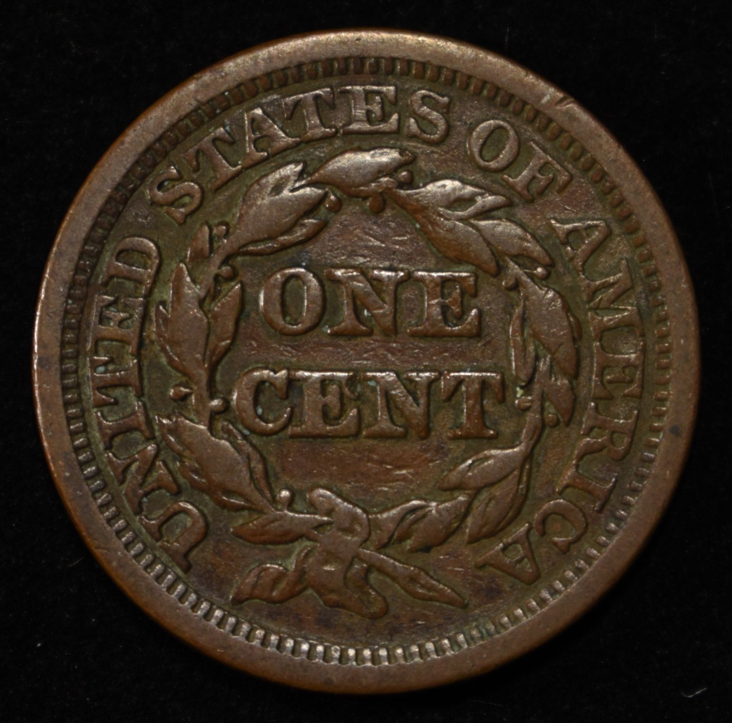 1849 LARGE CENT XF
