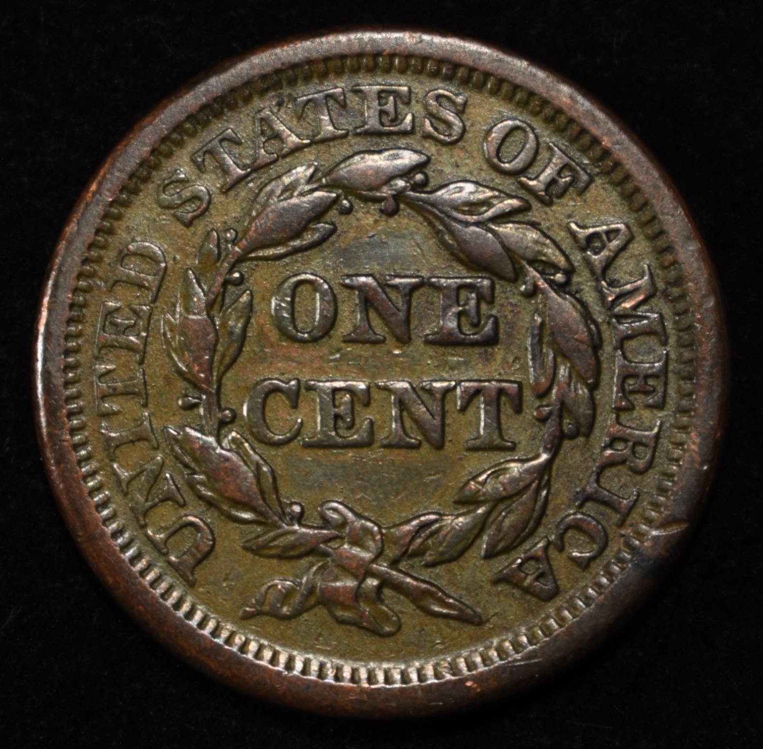 1856 LARGE CENT AU