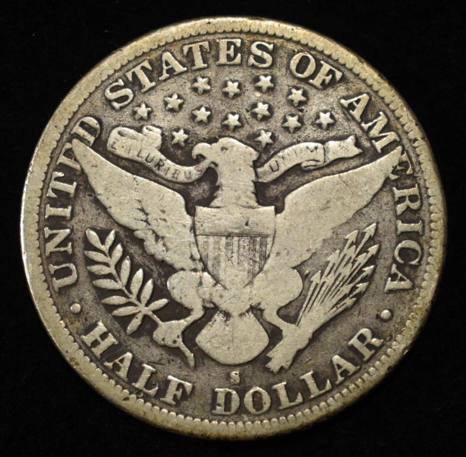 1895-S BARBER HALF DOLLAR VG