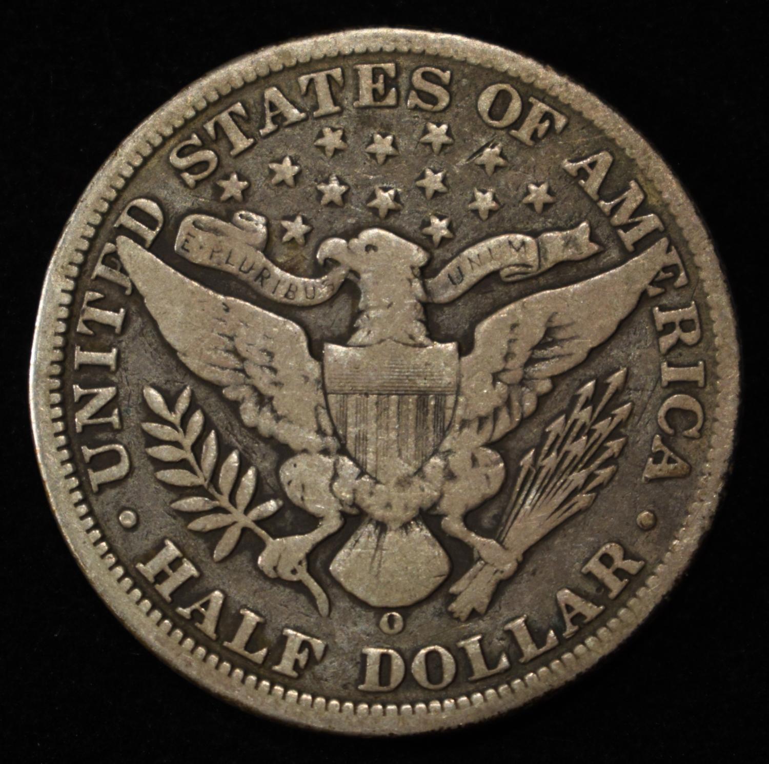 1898-O BARBER HALF DOLLAR VG/F