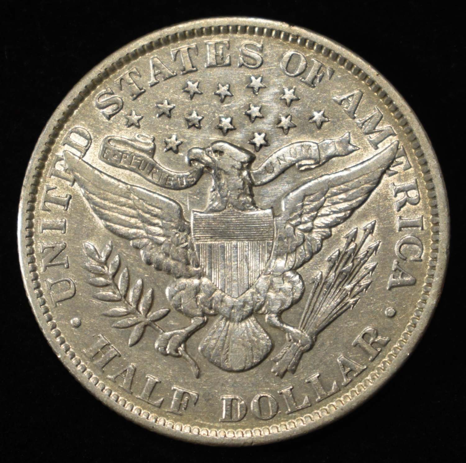 1901 BARBER HALF DOLLAR AU CLEANED