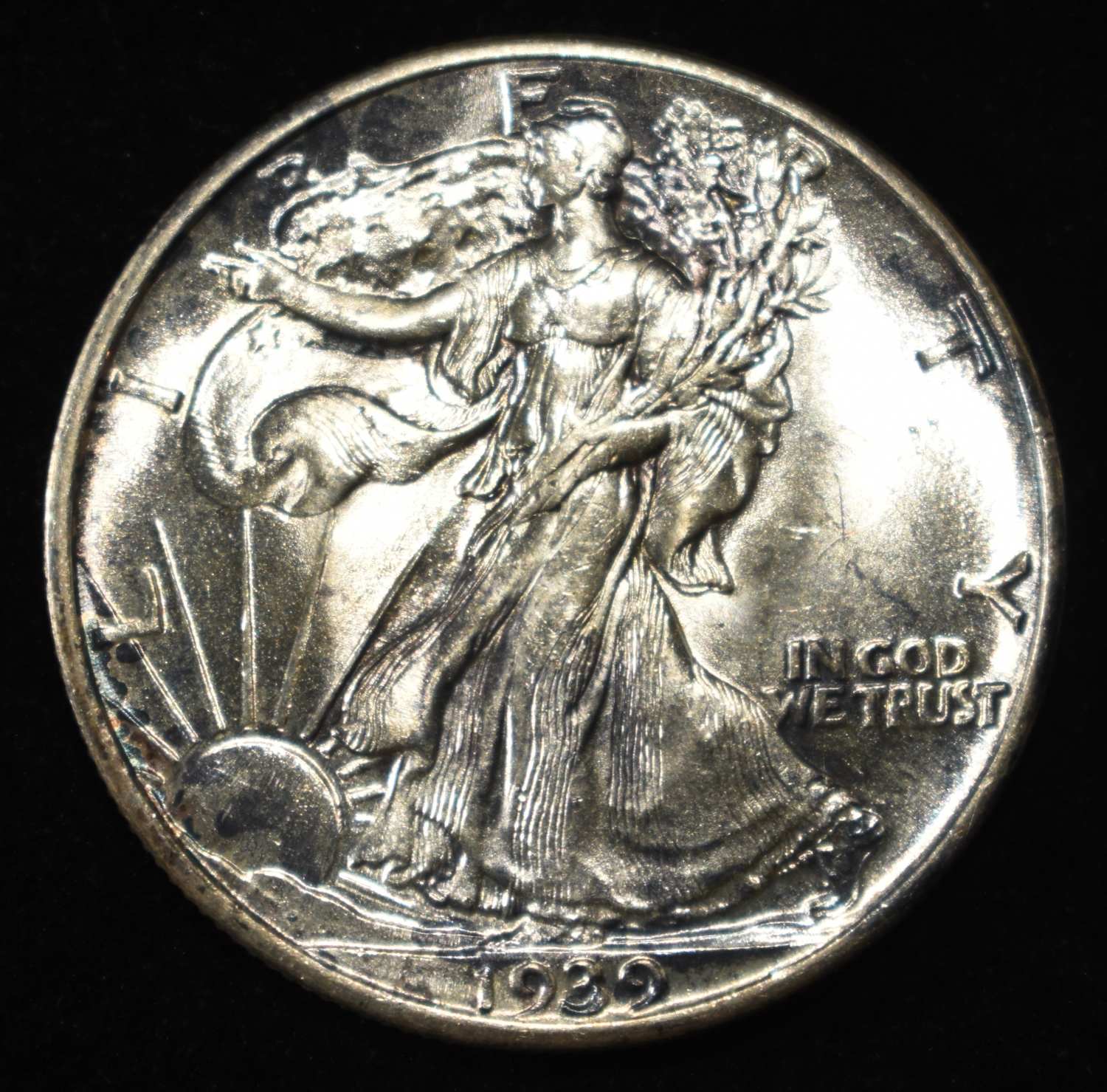 1939 WALKING LIBERTY HALF DOLLAR CH BU
