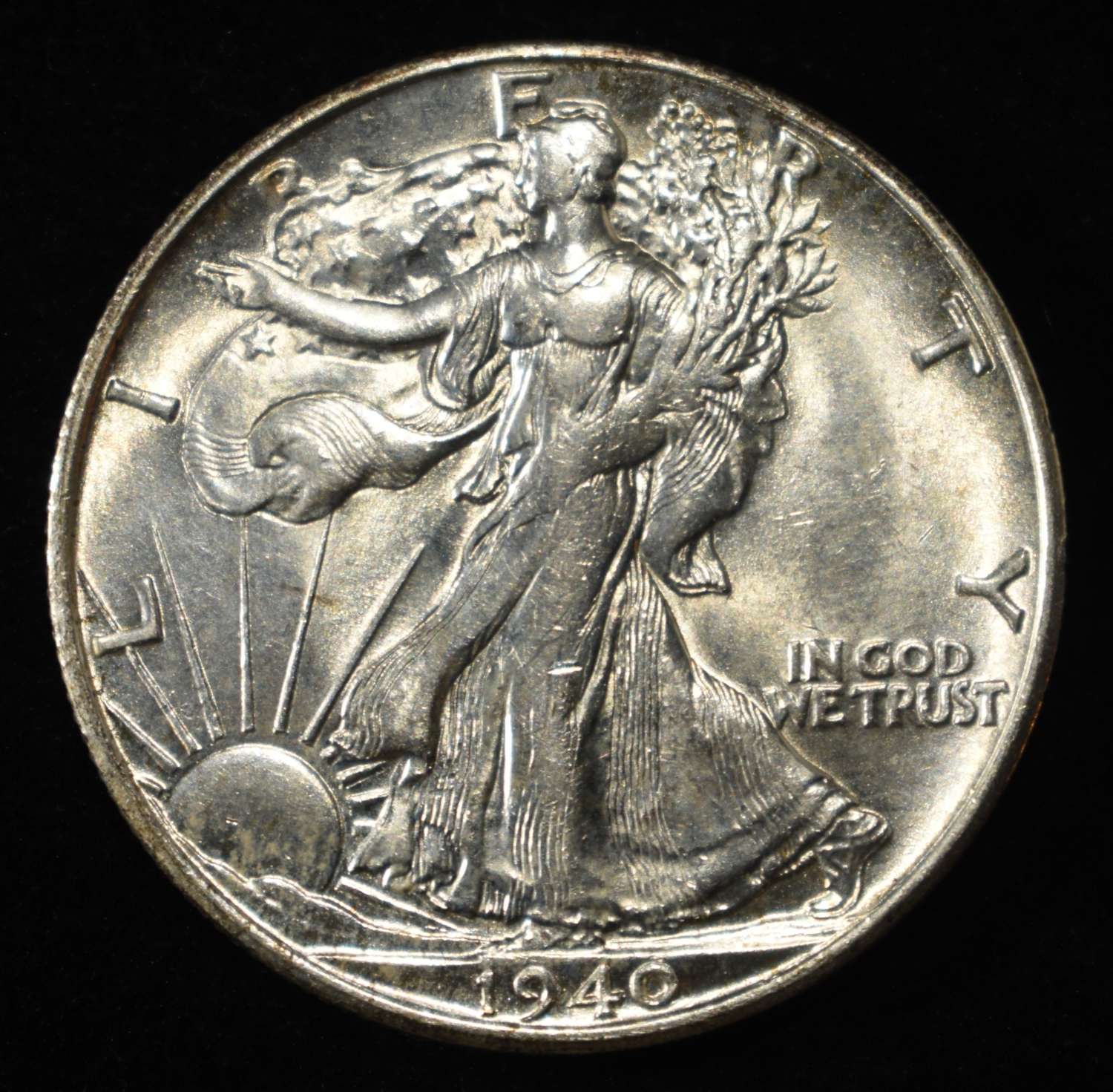1940-S WALKING LIBERTY HALF DOLLAR BU