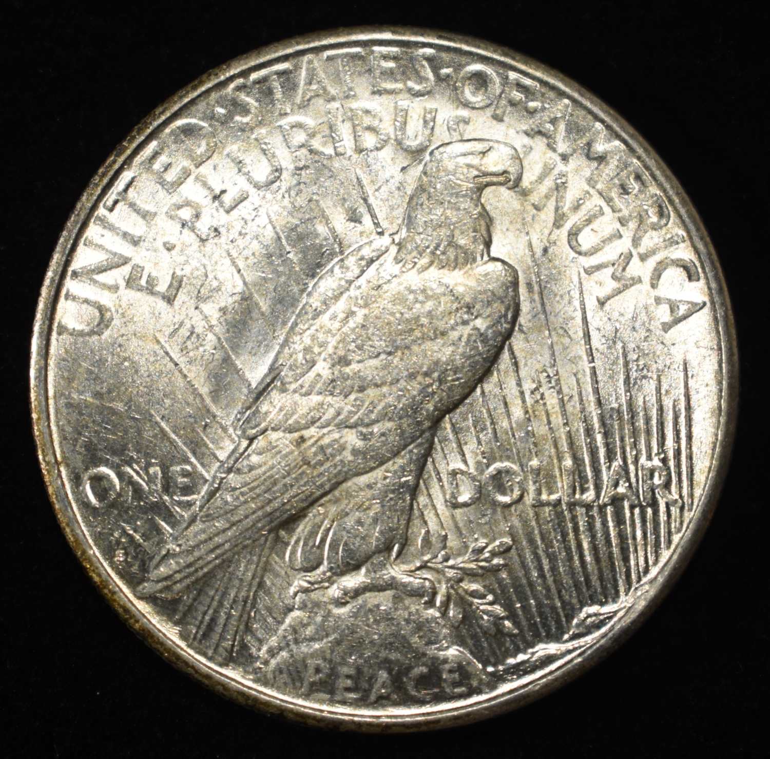 1923-S PEACE DOLLAR AU/BU