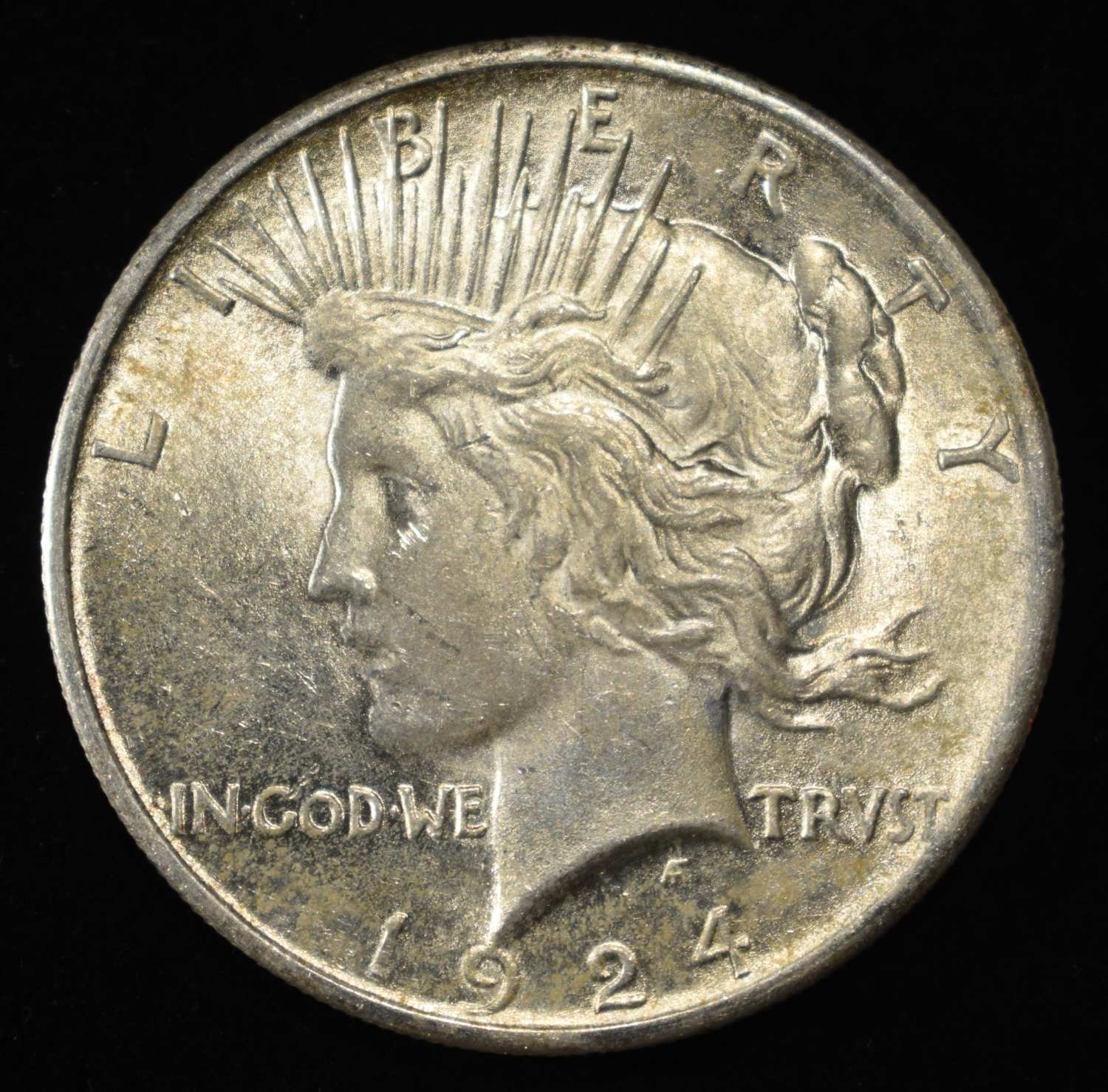 1924 PEACE DOLLAR BU
