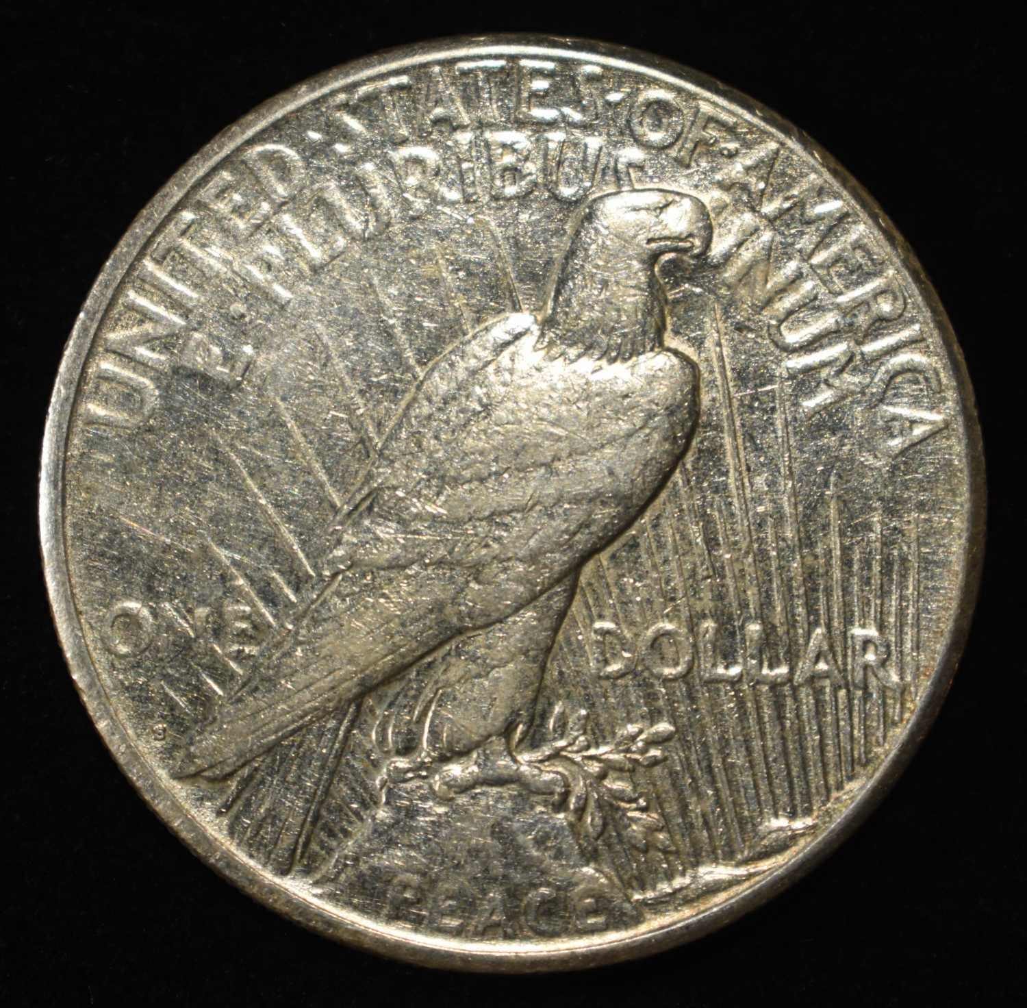 1924-S PEACE DOLLAR CH AU