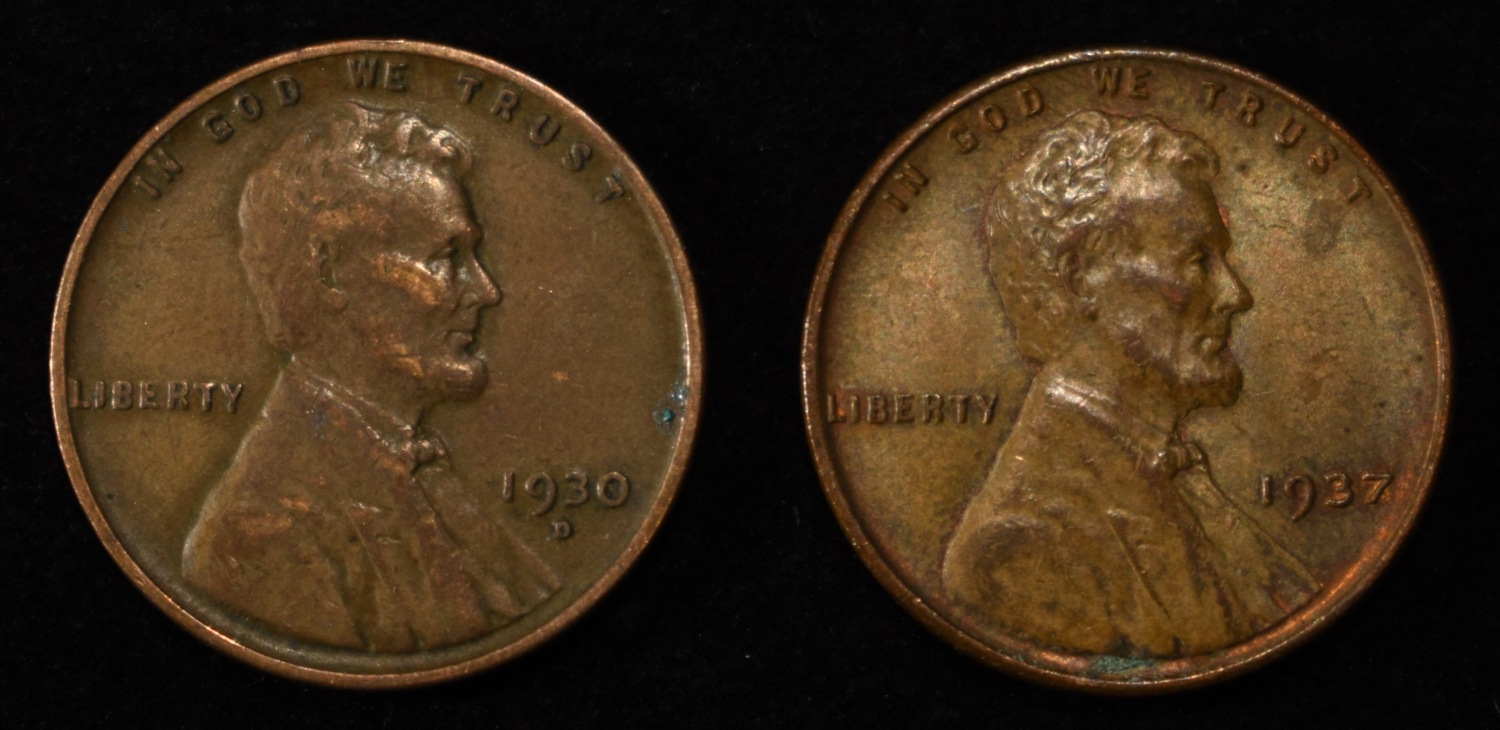 (500) WHEAT CENTS: MIXED DATES