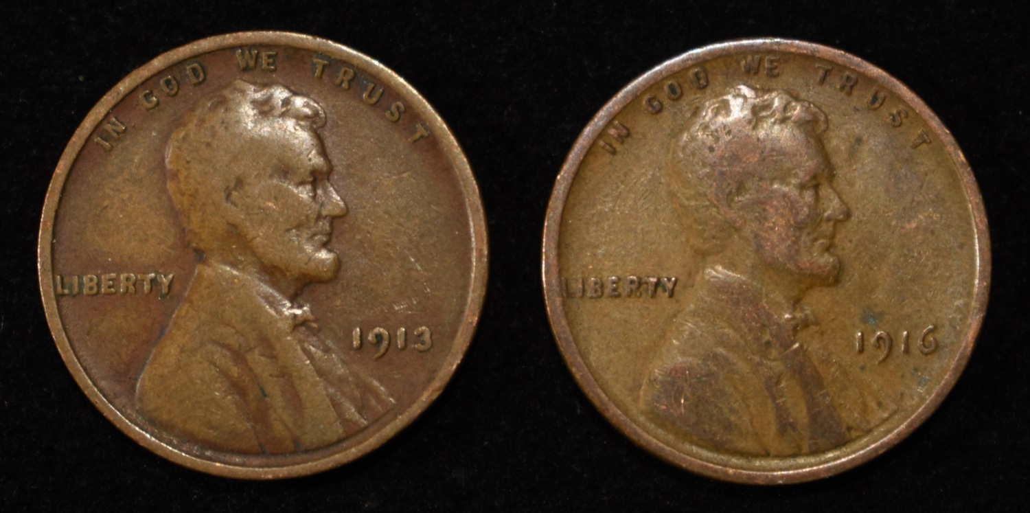 (109) WHEAT CENTS FROM THE TEENS