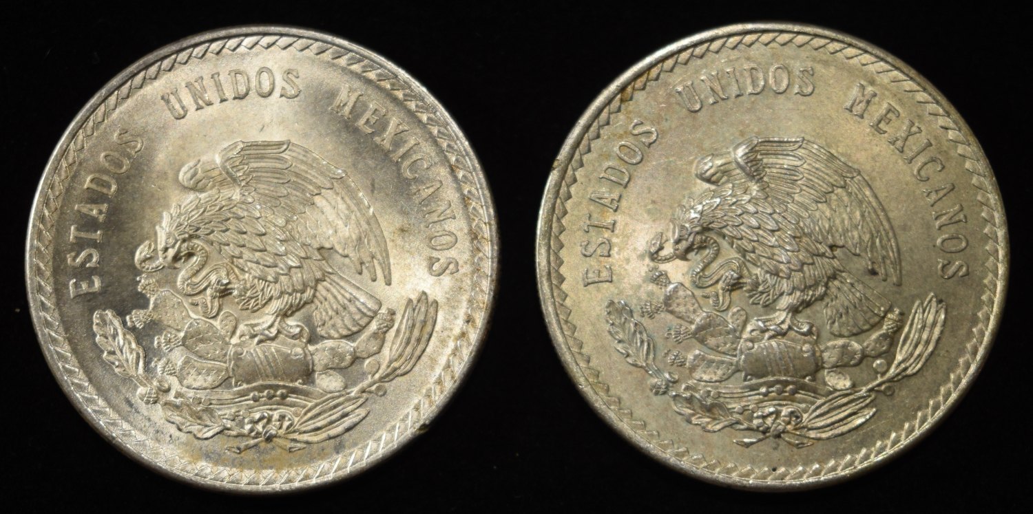 1947 & 1948 90% CINCO PESOS ASW 1.736