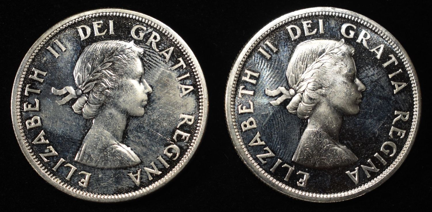 (2) 80% SILVER CANADIAN DOLLARS