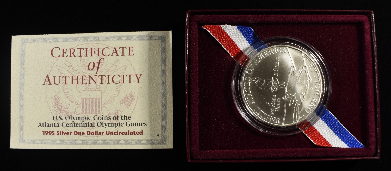 1995-D US ATLANTA CENTENNIAL OLYMPIC COIN COMMEM