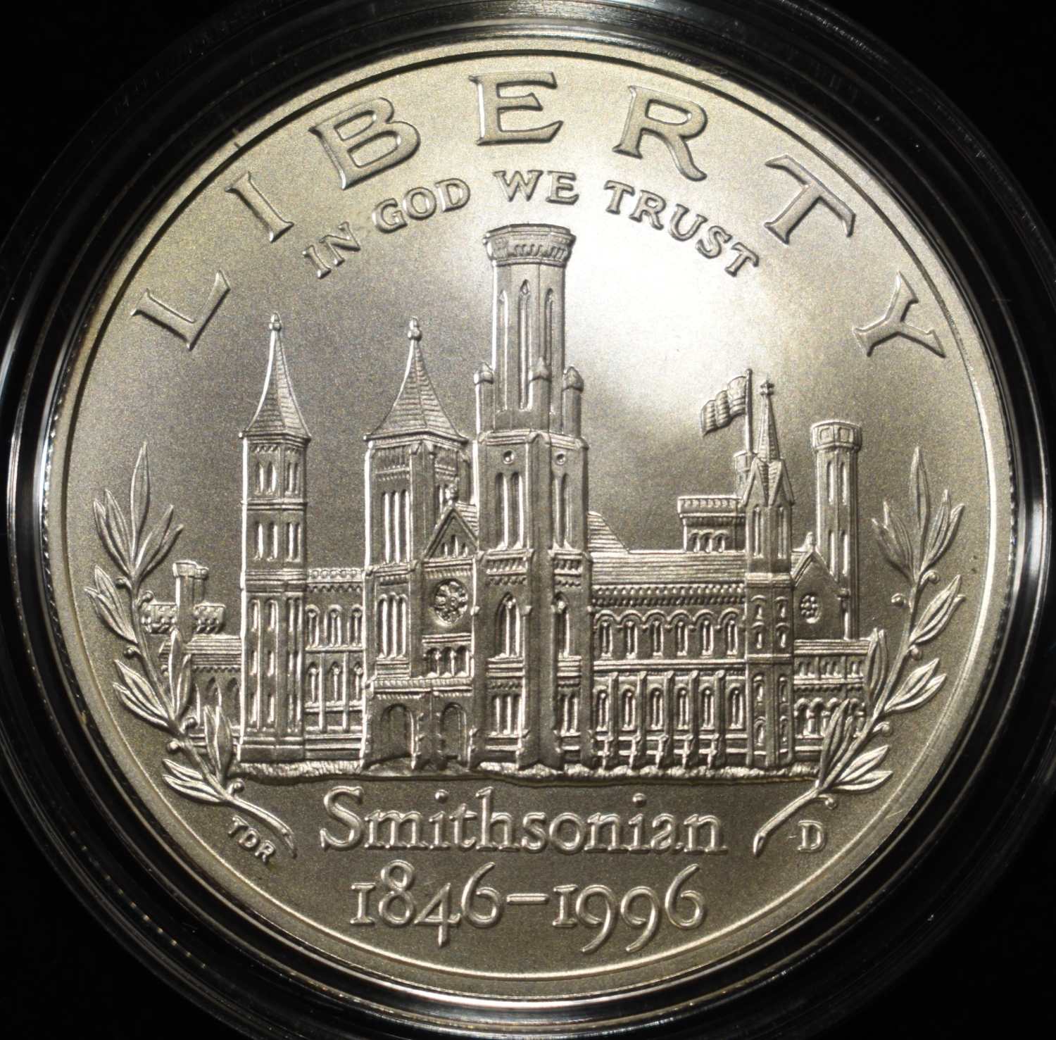1846-1996-D SMITHSONIAN 150TH ANNIV COMMEMORATIVE