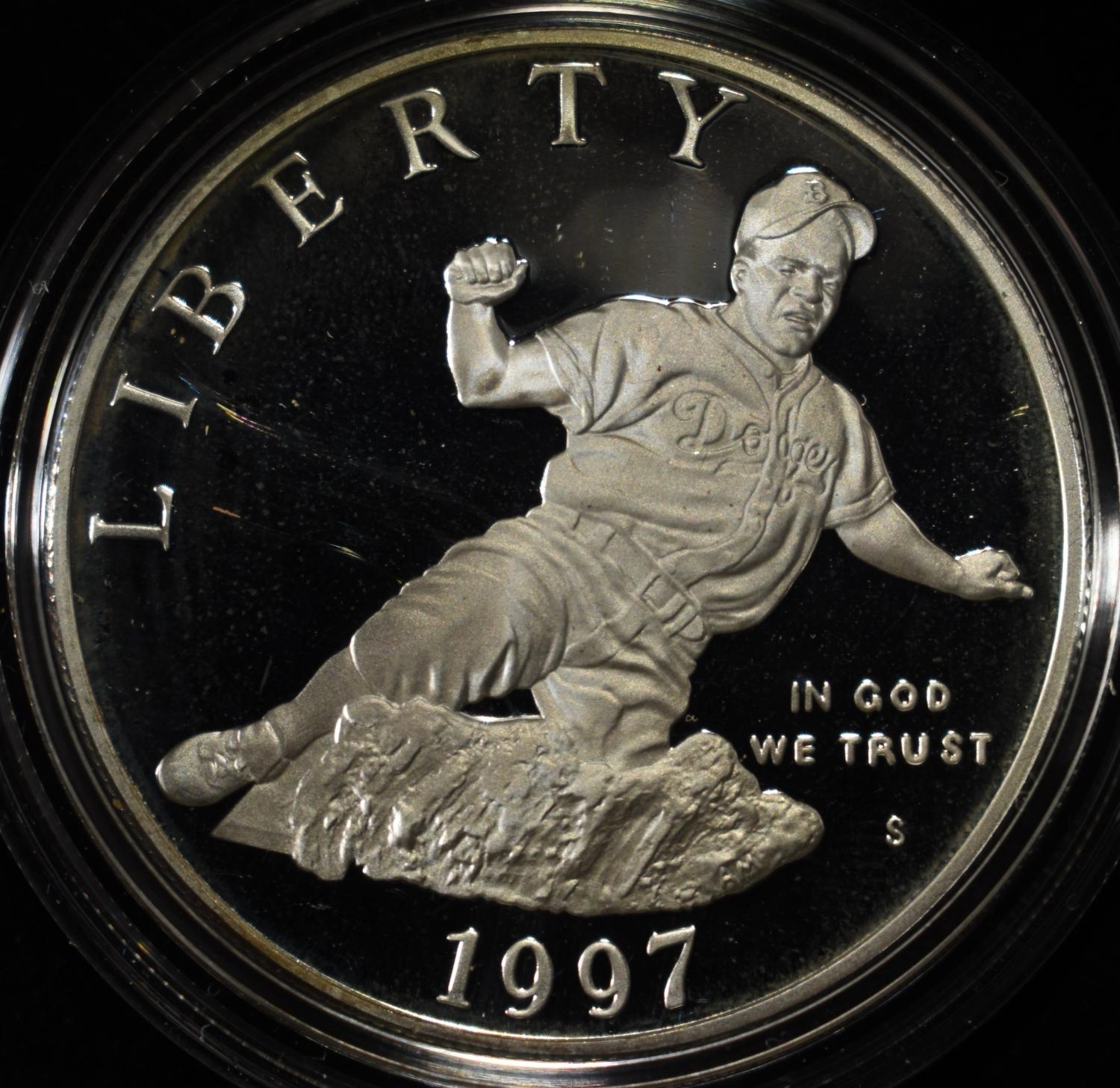 1997-S JACKIE ROBINSON COMMEMORATIVE