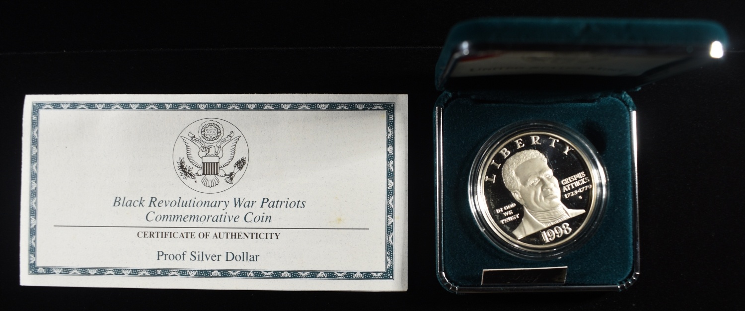 1998-S BLACK REV WAR PATRIOTS COMMEMORATIVE