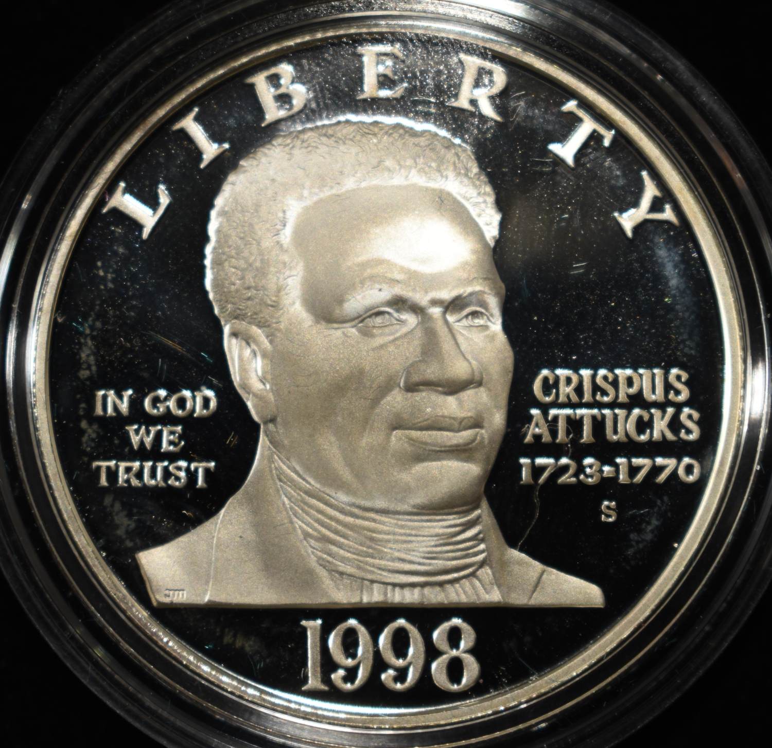 1998-S BLACK REV WAR PATRIOTS COMMEMORATIVE