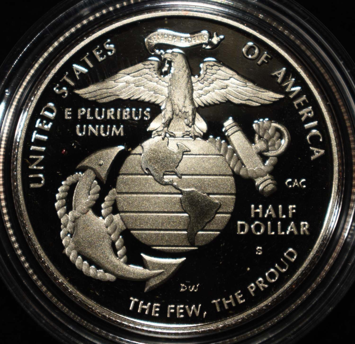 2025-S 50C COMMEM USMC PROOF