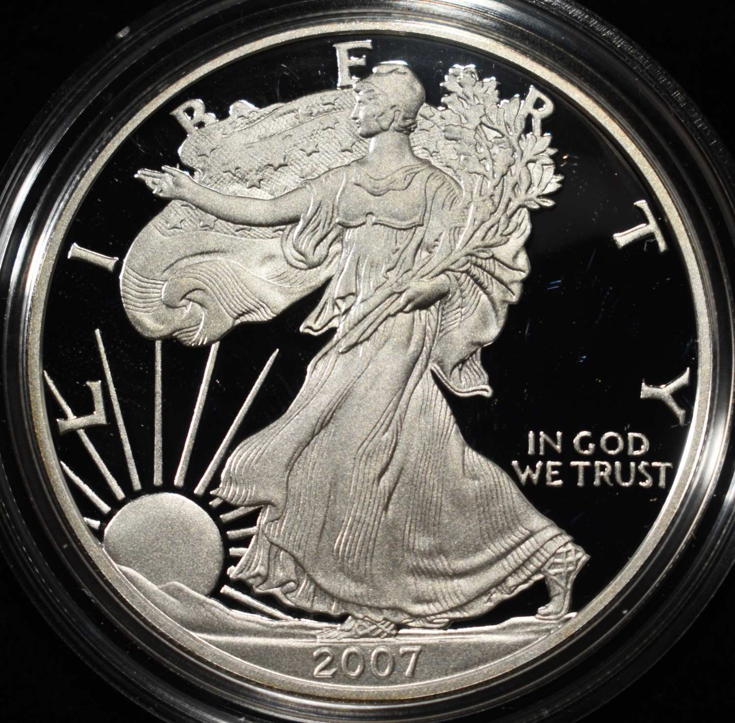 2007-W AMERICAN SILVER EAGLE PROOF
