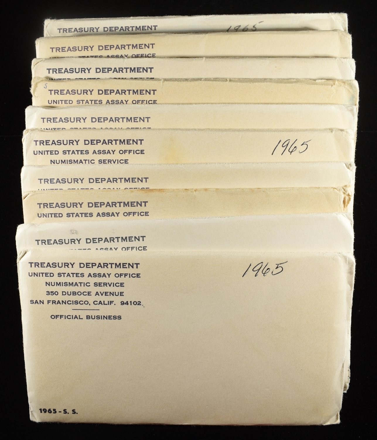 (10) 1965 S.M.S SETS