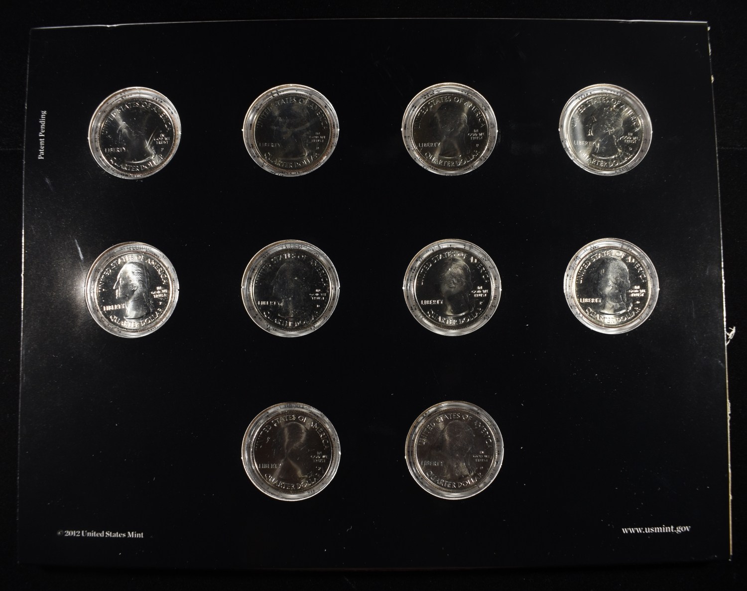 2011, 12 & 13 UNC AMERICA THE BEAUTIFUL QUARTERS
