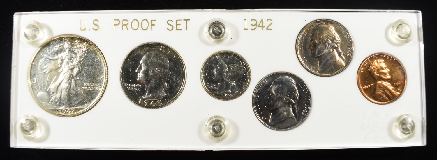 1942 SILVER PROOF SET
