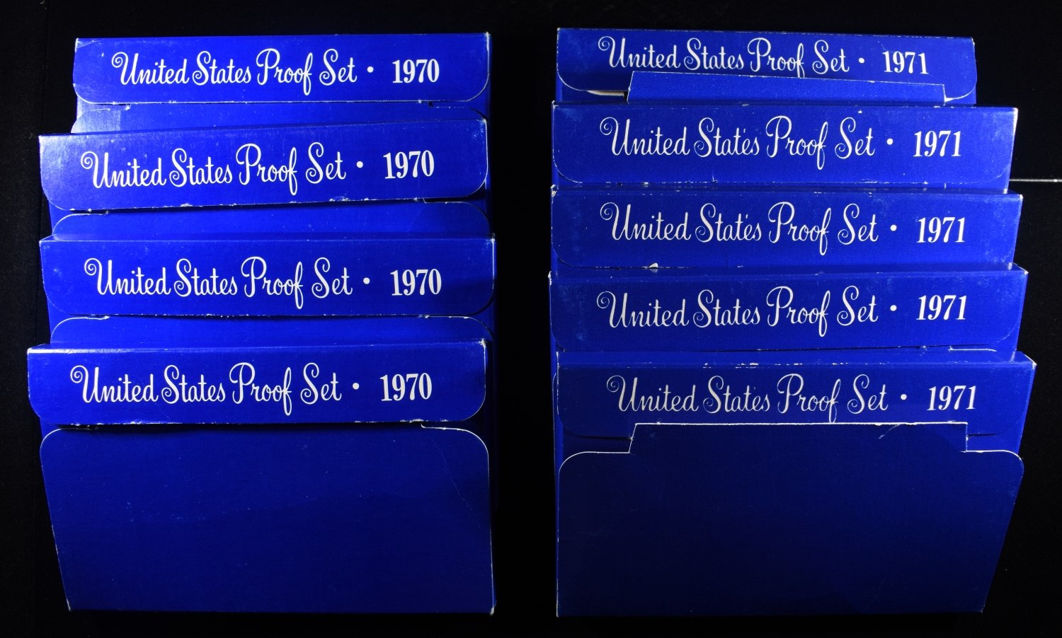 (4) 1970 & (5) 1971 PROOF SETS