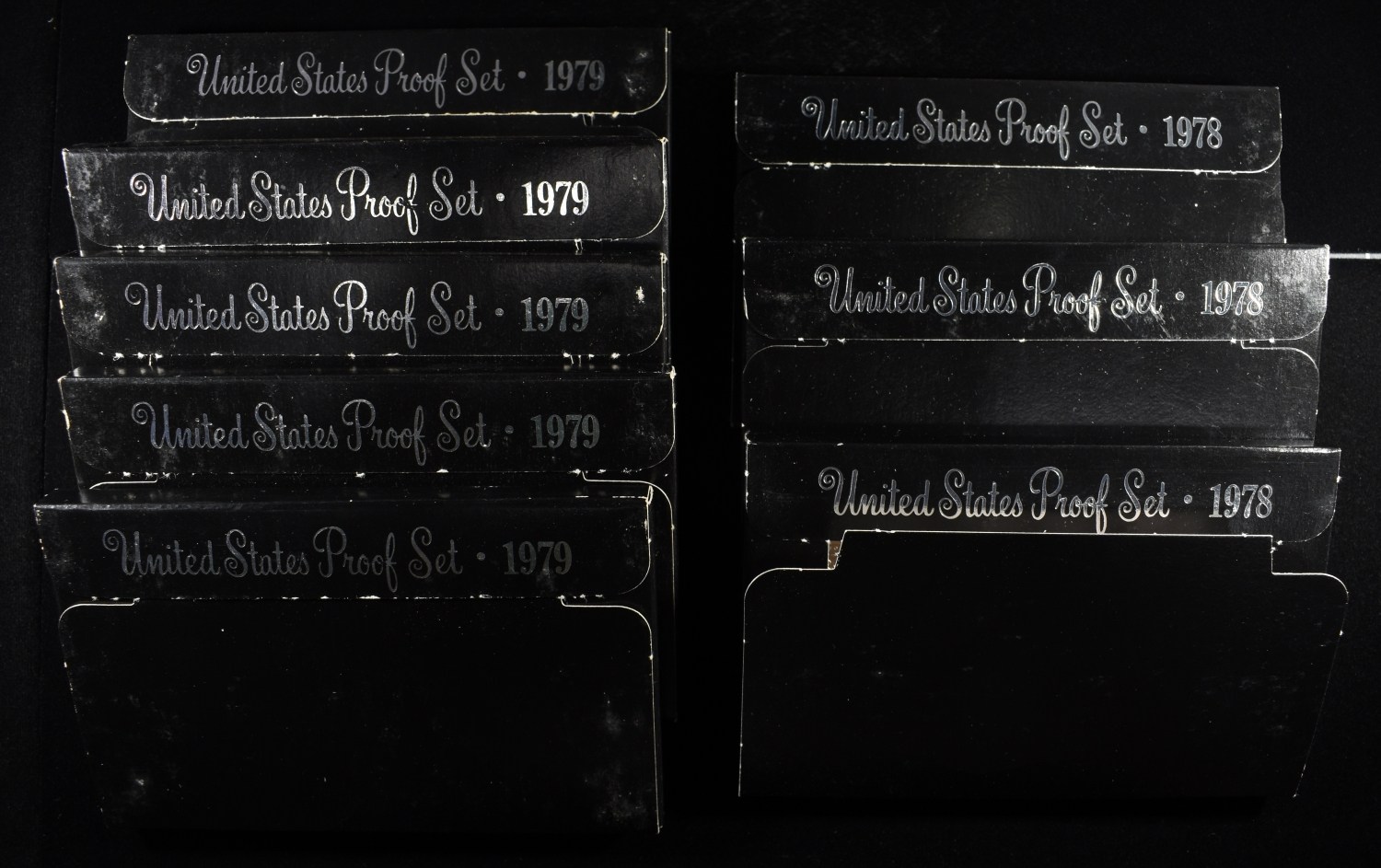 (3) 1978 & (5) 1979 PROOF SETS