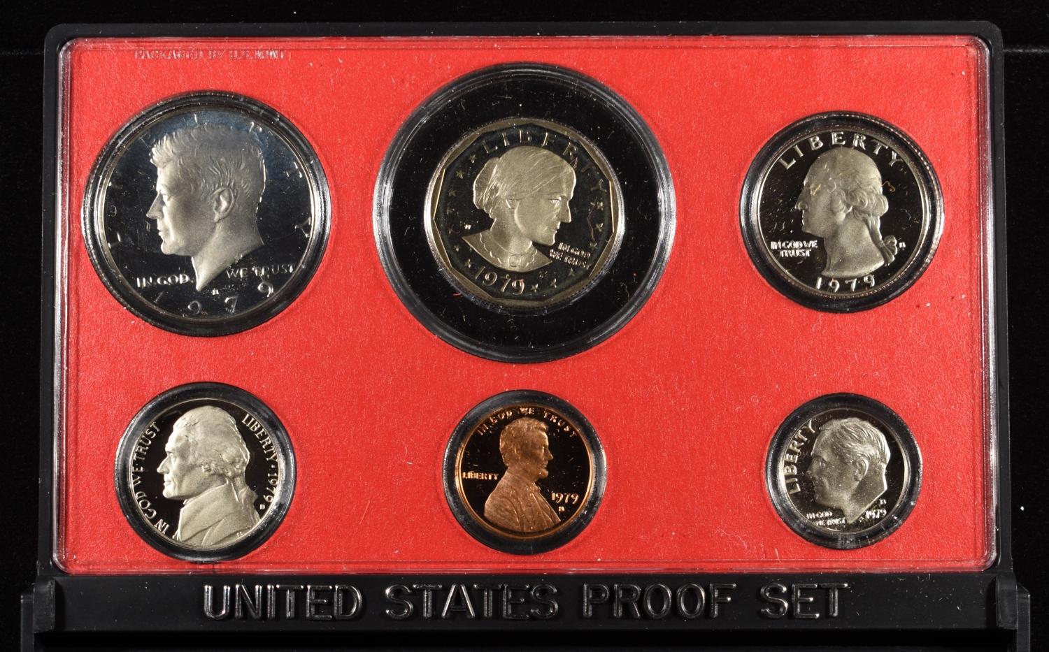 (3) 1978 & (5) 1979 PROOF SETS