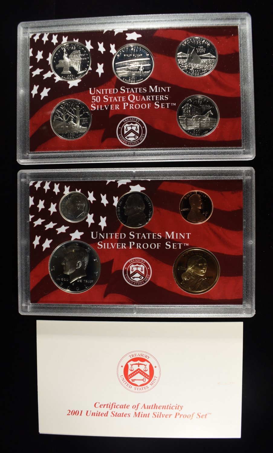 2001 US SILVER PROOF SET