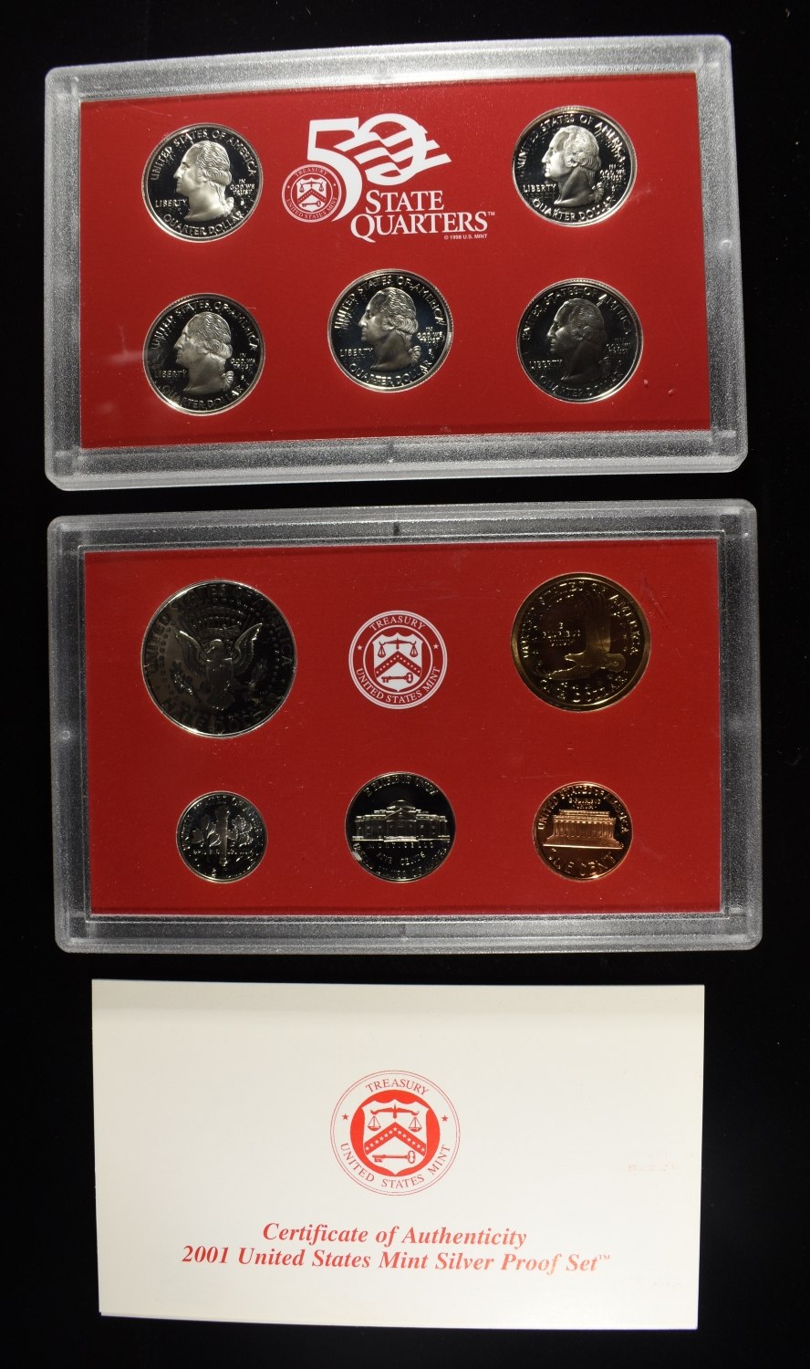 2001 US SILVER PROOF SET