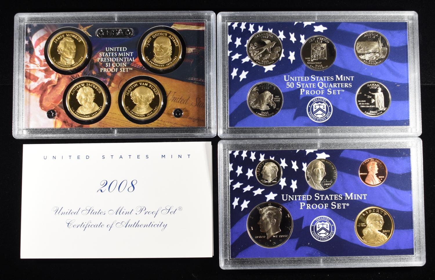 2007, 08, 09 US PROOF SETS