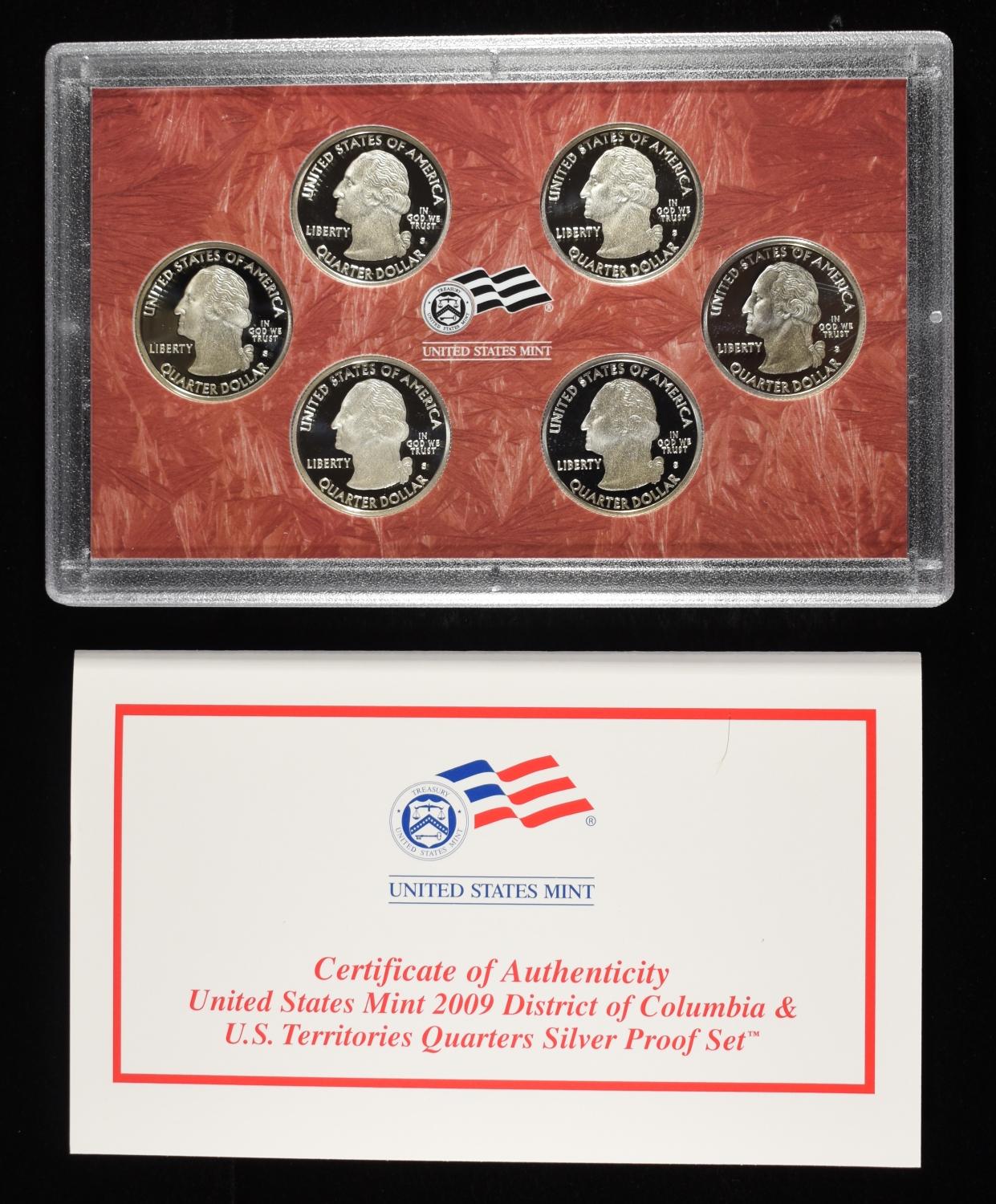 2009 SILVER QUARTERS PROOF SET