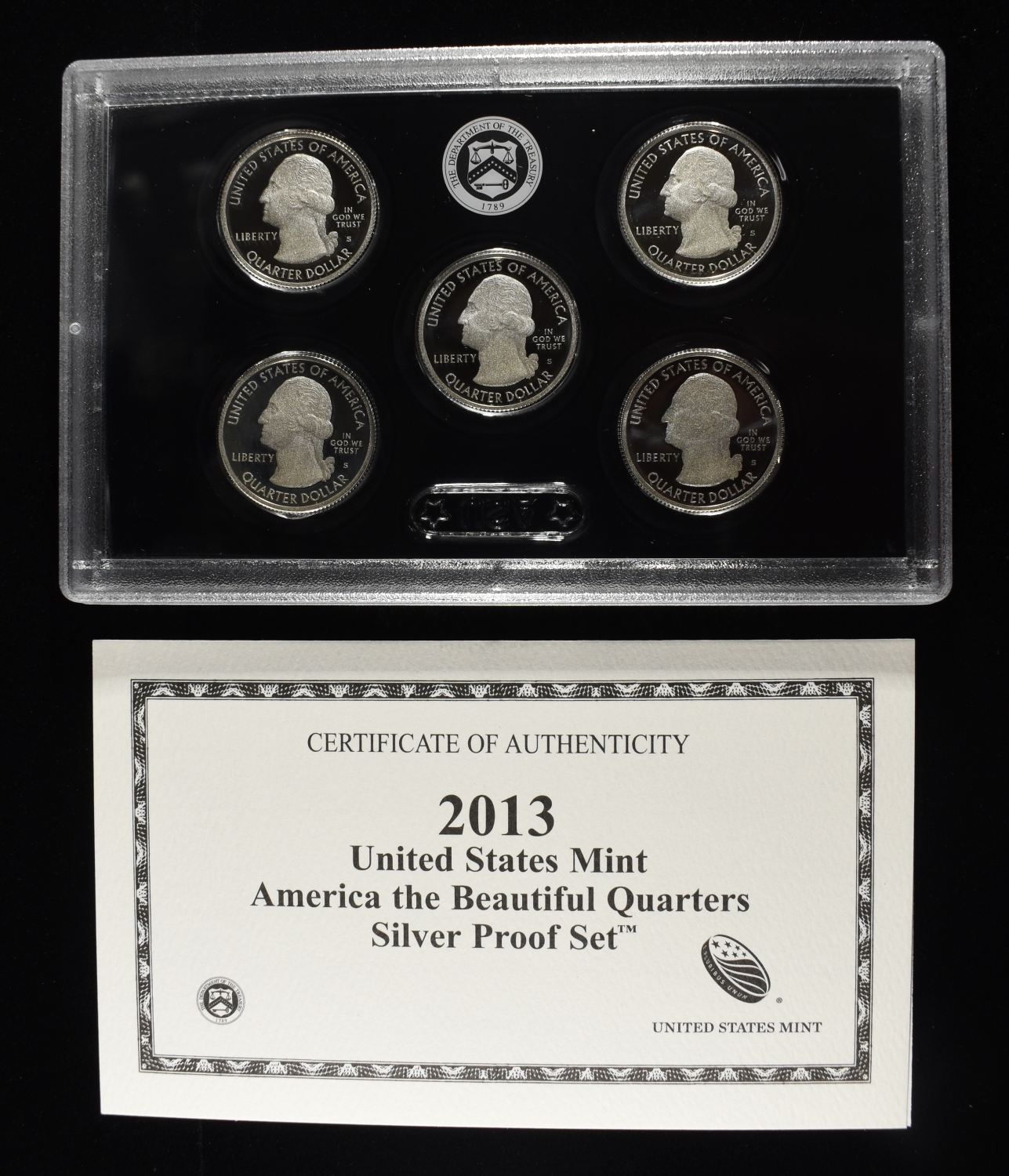 2013 SILVER QUARTER PROOF SET