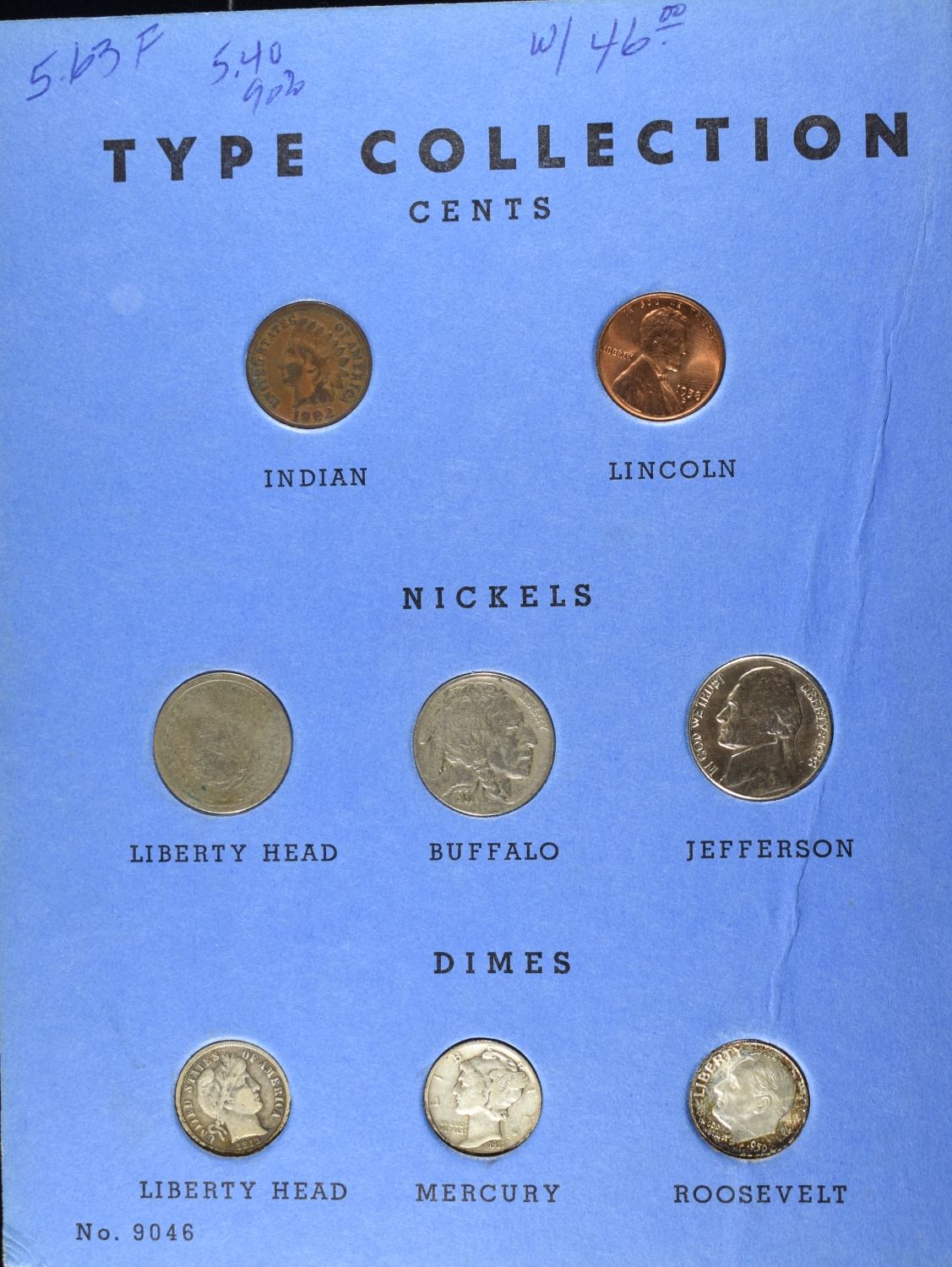 TYPE COLLECTION 20TH CENTURY US COINS