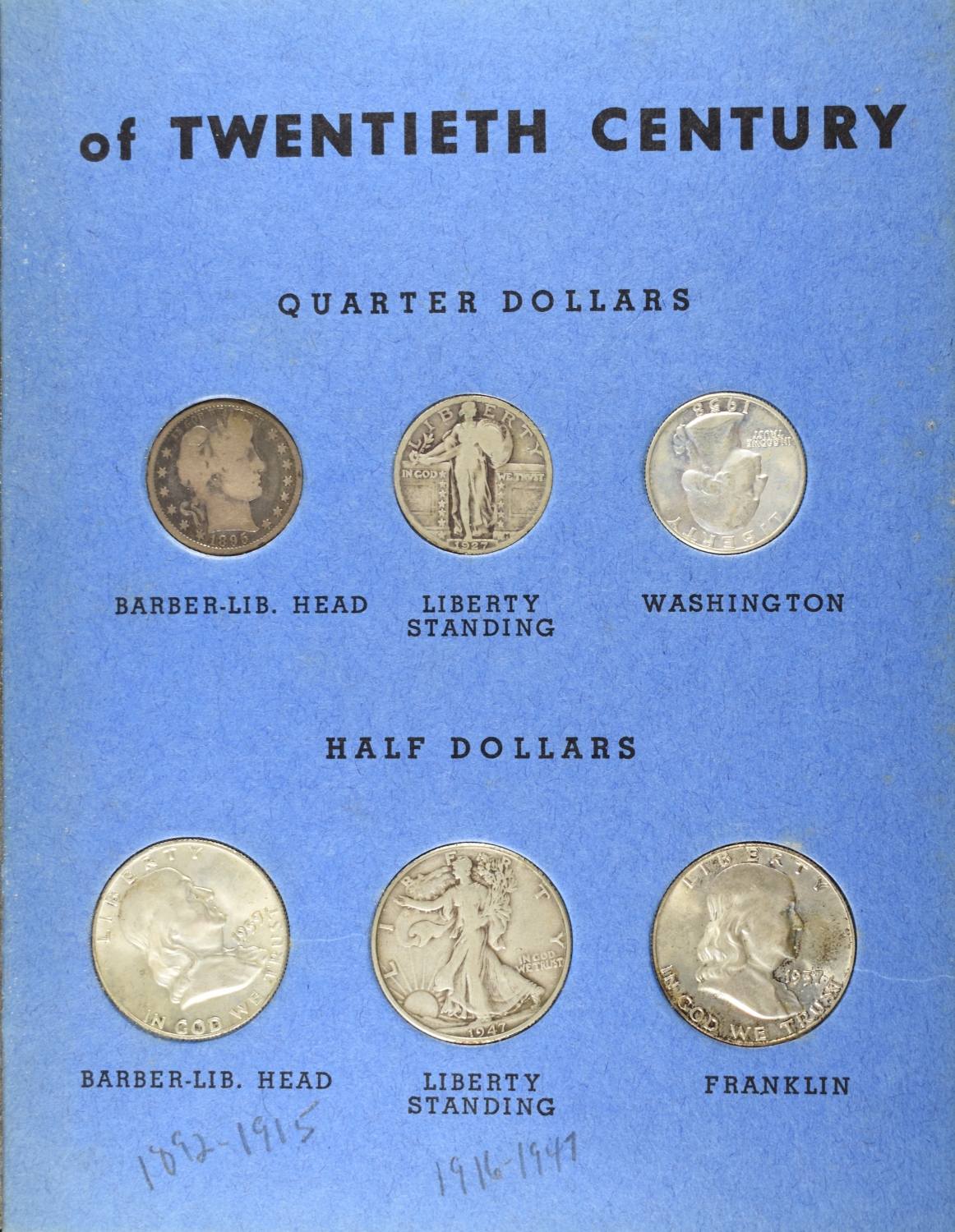 TYPE COLLECTION 20TH CENTURY US COINS