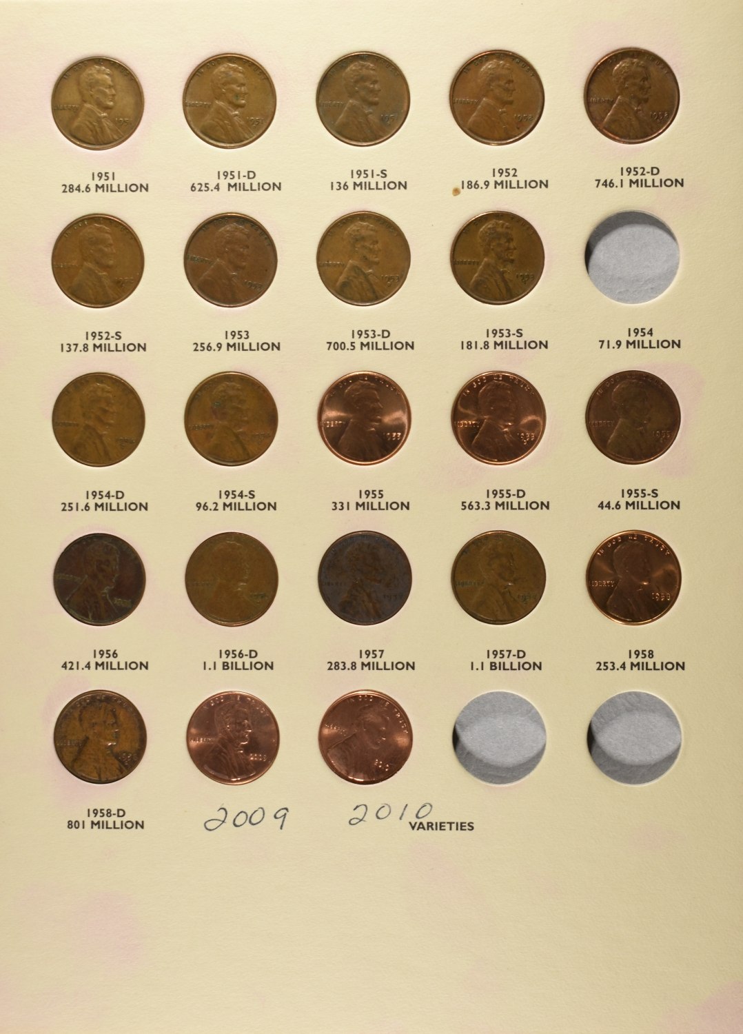 (3) LINCOLN HEAD CENT COLLECTIONS