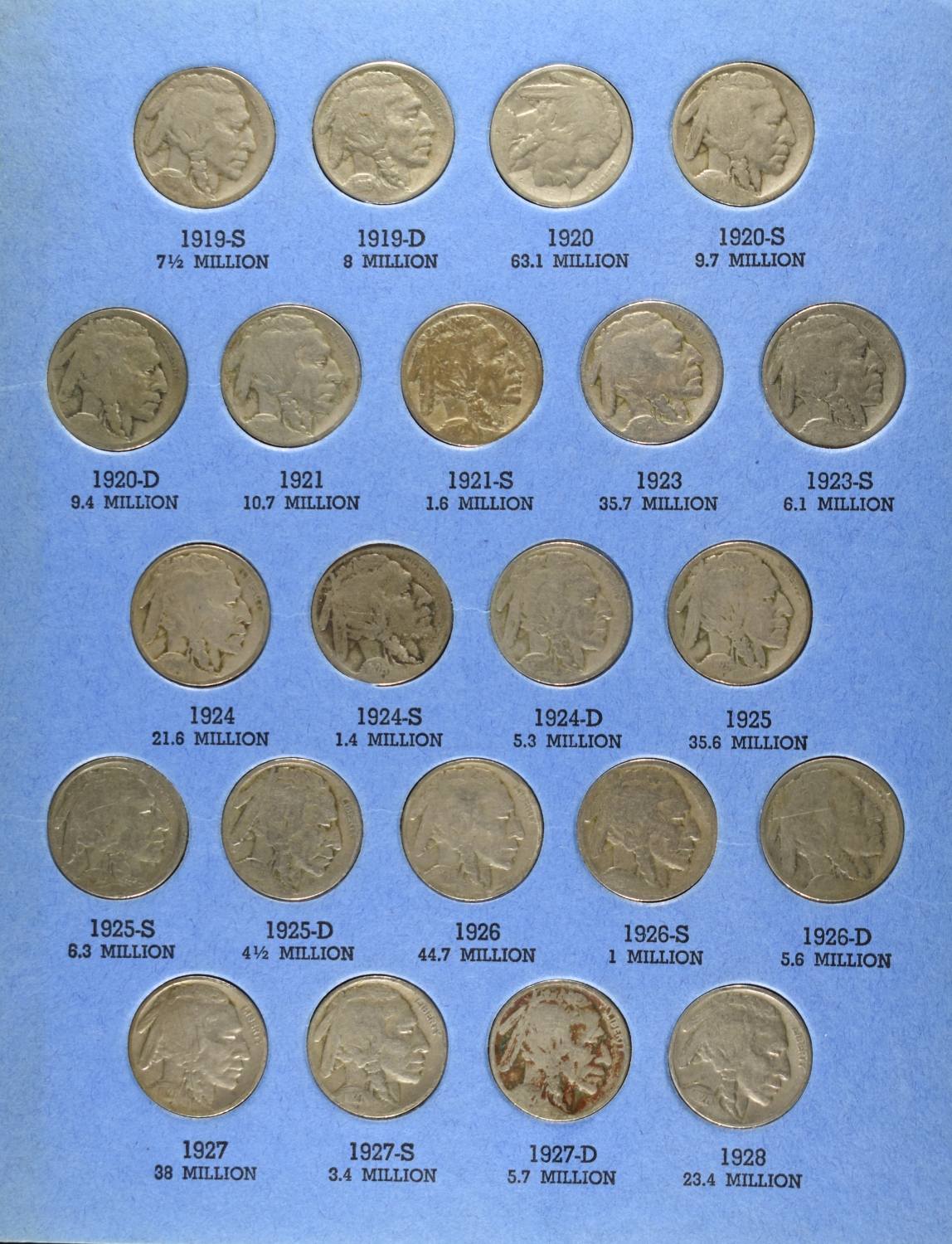 BUFFALO NICKEL COLLECTION