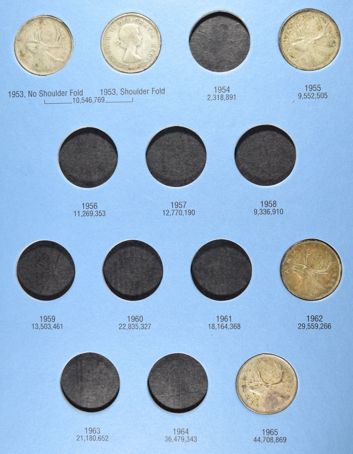CANADIAN 25 CENT COLLECTION