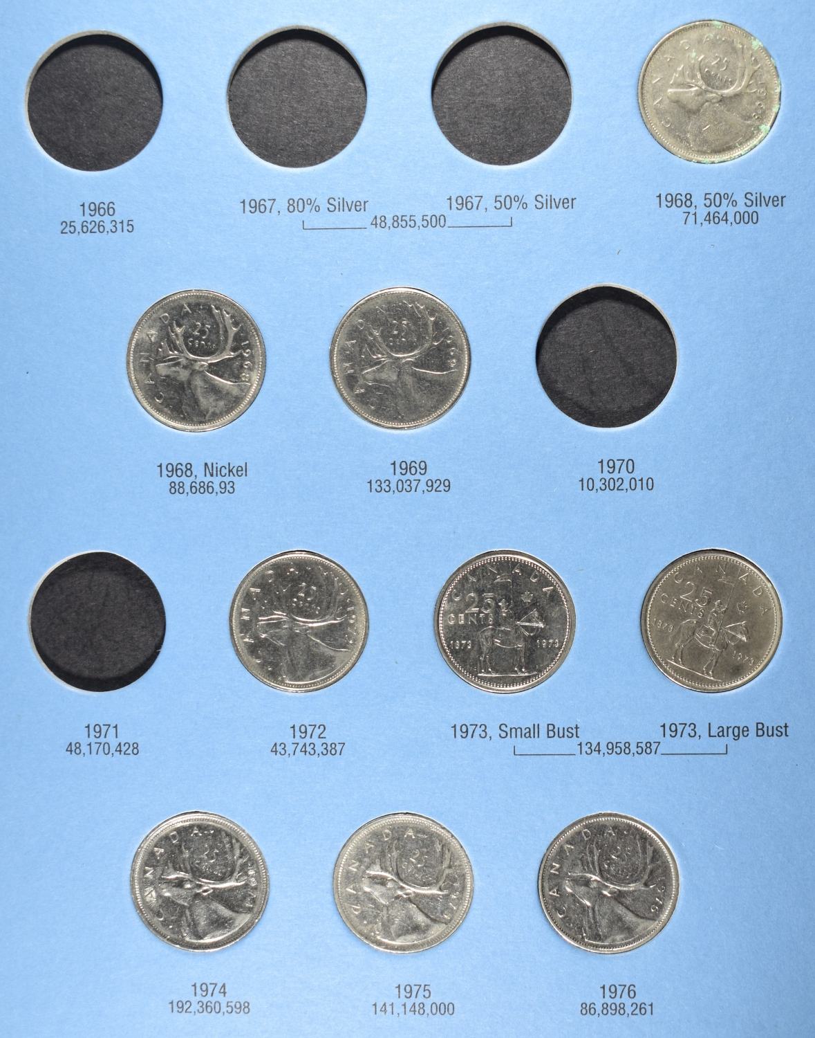 CANADIAN 25 CENT COLLECTION