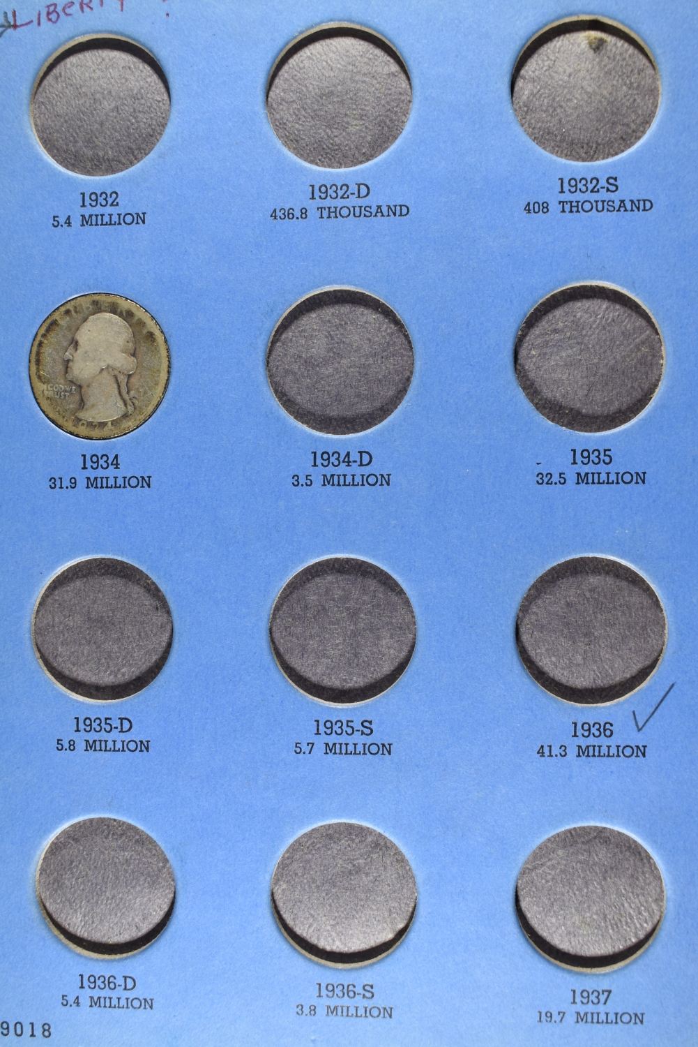 WASHINGTON HEAD QUARTER COLLECTION WHITMAN