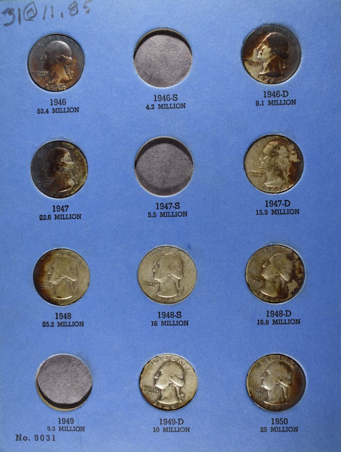 WASHINGTON QUARTER COLLECTION WHITMAN