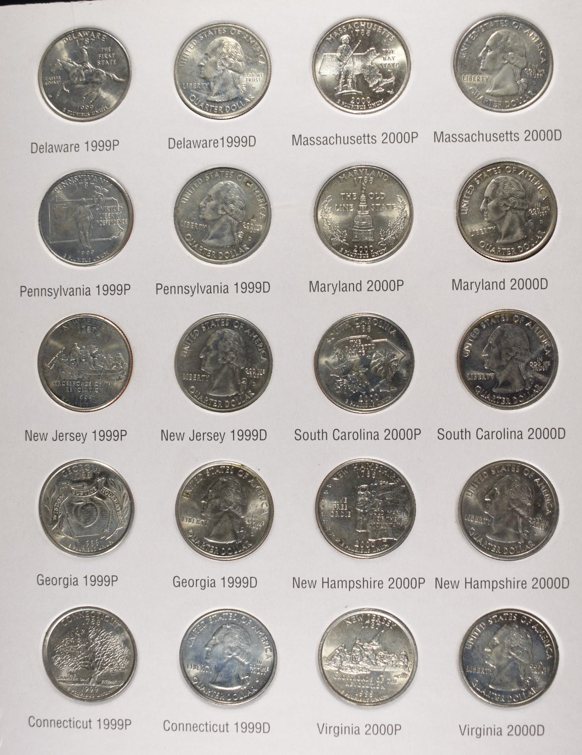 WASHINGTON QUARTERS COLLECTION