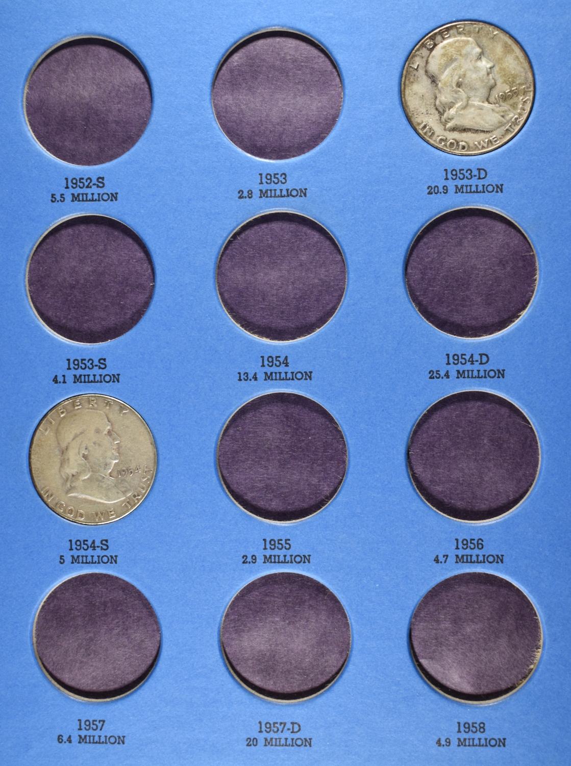 FRANKLIN HALF DOLLARS COLLECTION WHITMAN