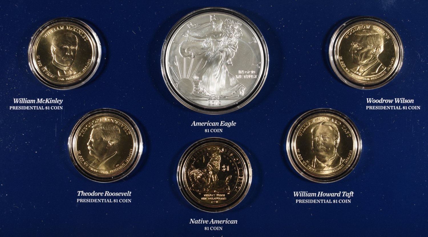 2013 UNCIRCULATED DOLLAR COIN SET
