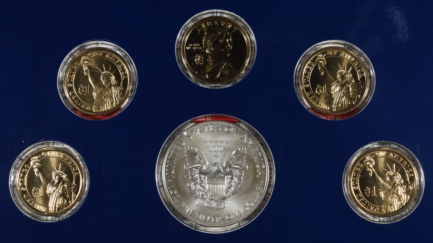 2013 UNCIRCULATED DOLLAR COIN SET